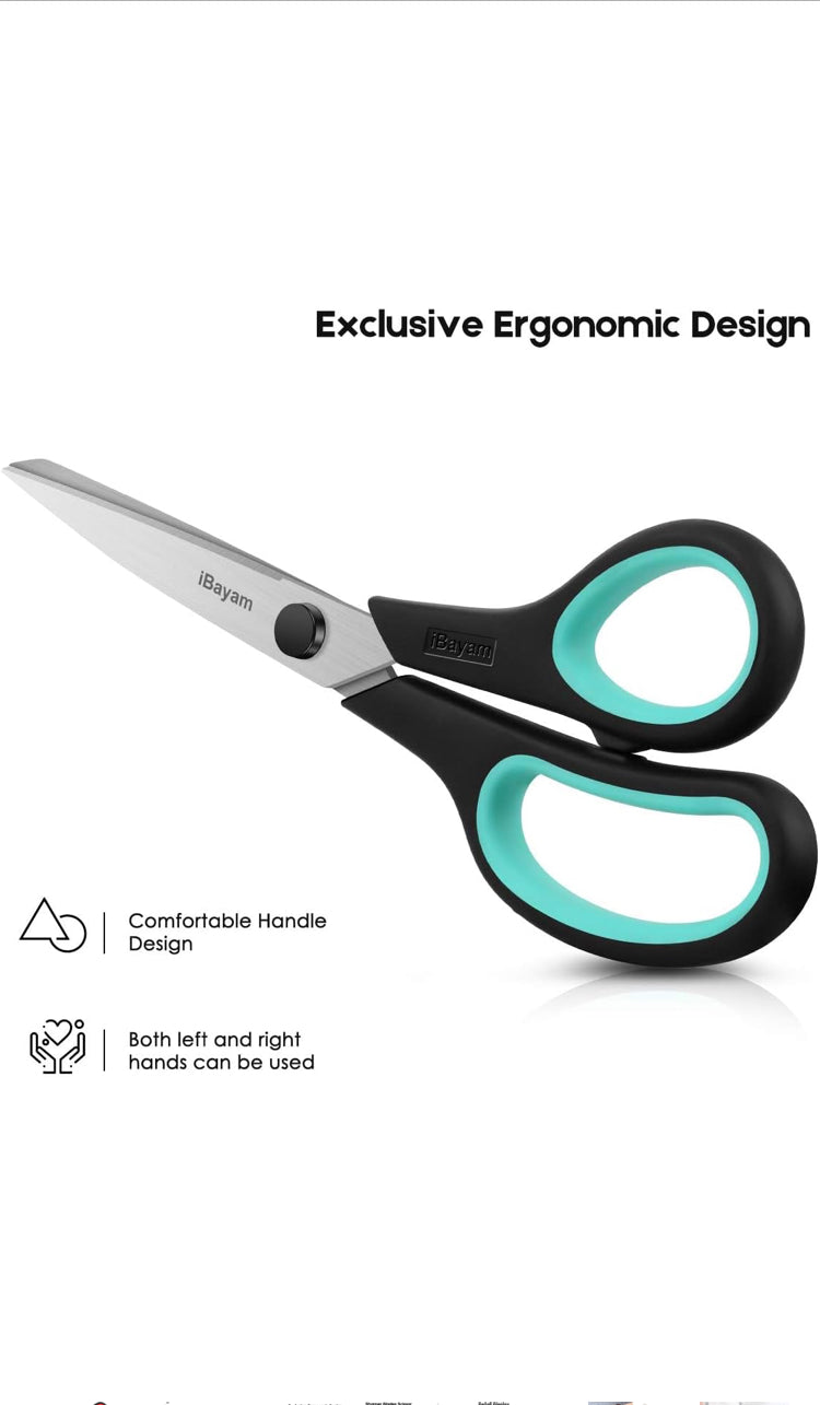 Scissors - 3 Pack, Heavy Duty