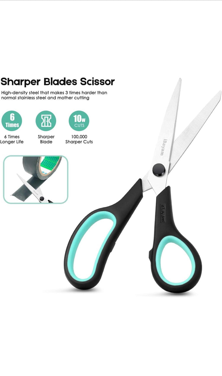 Scissors - 3 Pack, Heavy Duty