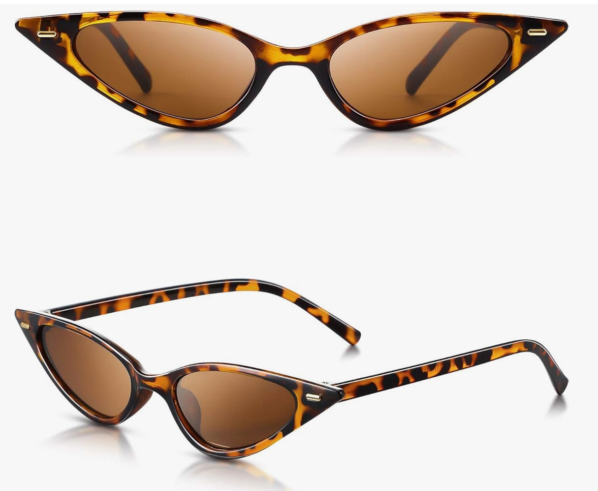 Cat Eye Leopard Sunglasses
