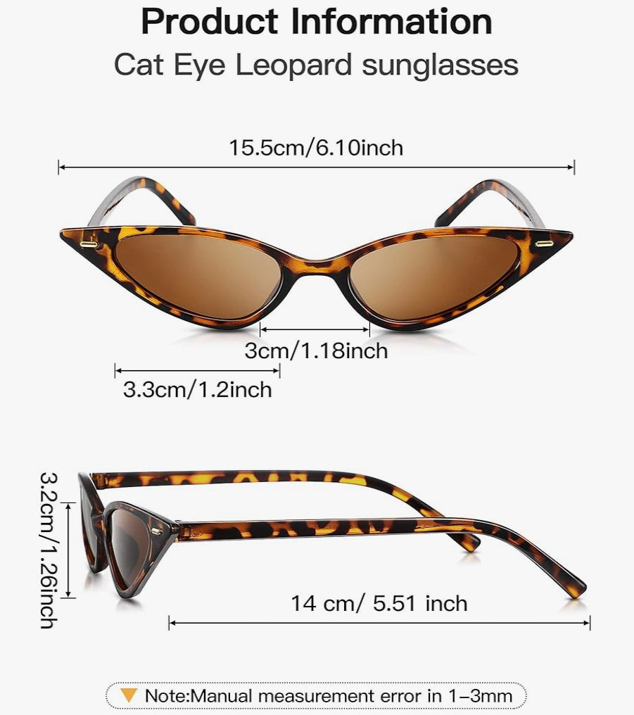 Cat Eye Leopard Sunglasses